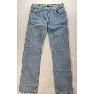 Vintage Levi's 505 Regular Fit Straight Leg Jeans Mens Size‎ 36x34 Light Blue